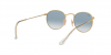 OKULARY RAY-BAN® ROUND METAL RB 3447N 001/3F 53 ROZMIAR L